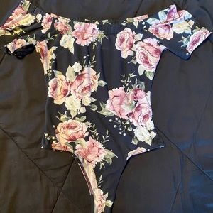 Floral Off Shoulder Bodysuit